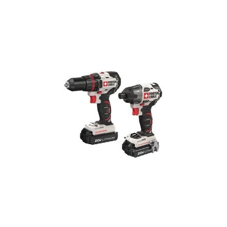 Porter-Cable PORTER-CABLE PCCK618L2 Brushless Compact Combo Kit, 20 V Battery PCCK618L2